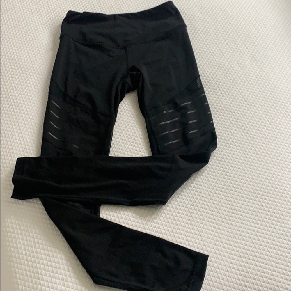 Zella Moto Leggings with Mesh Panels